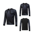 Long Sleeve Padded Chest Soccer Goalkeeper Jersey Black