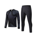 Long Sleeve Padded Chest Soccer Goalkeeper Tracksuit Black
