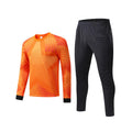 Long Sleeve Padded Chest Soccer Goalkeeper Tracksuit Orange