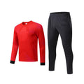 Long Sleeve Padded Chest Soccer Goalkeeper Tracksuit Red